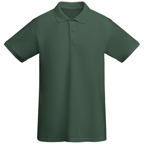 Polo personnalisé coton bio 210gr Homme Prince ROLY Vert bouteille